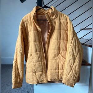 Quilted Orange Jacket